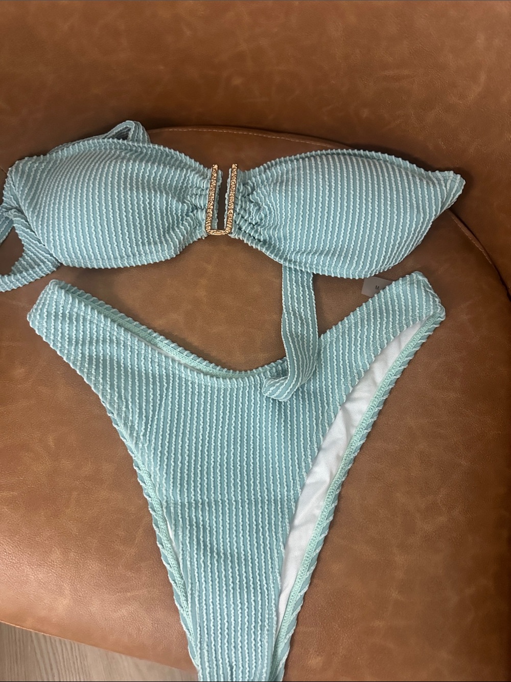Blue bikini